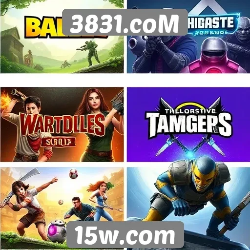 Comparativo de jogos populares disponíveis no 3831.coM